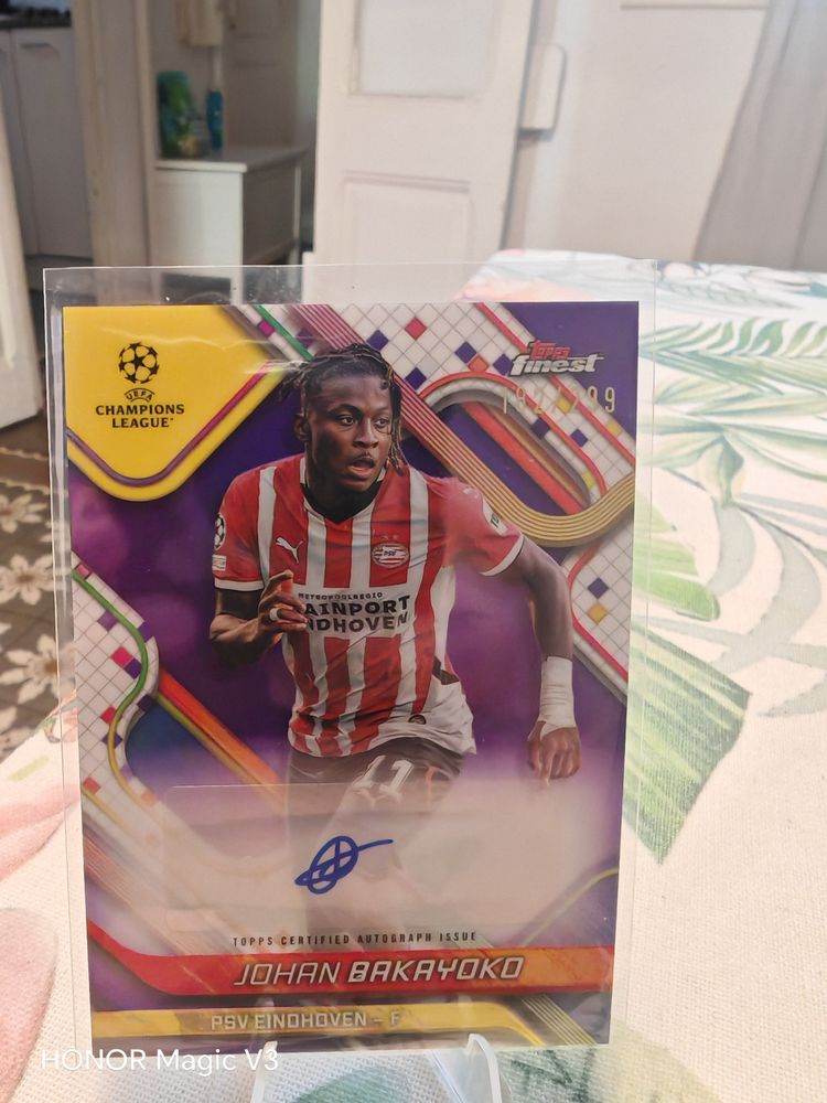 Topps Johan Bakayoko Autographed Football Trading Card imagen del producto