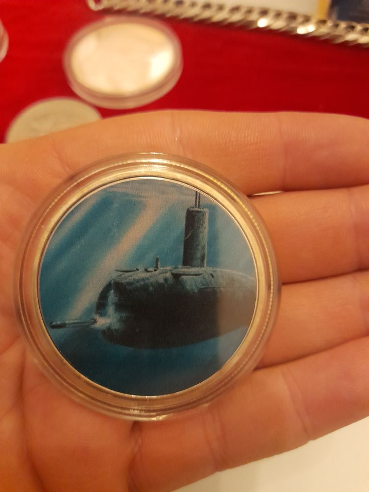 Other Round Badge With Submarine Image falklands product image