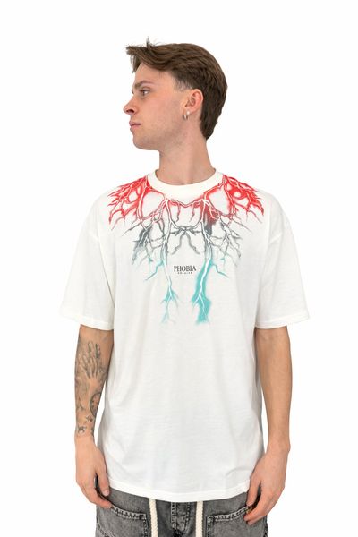 tee phobia rossa celeste