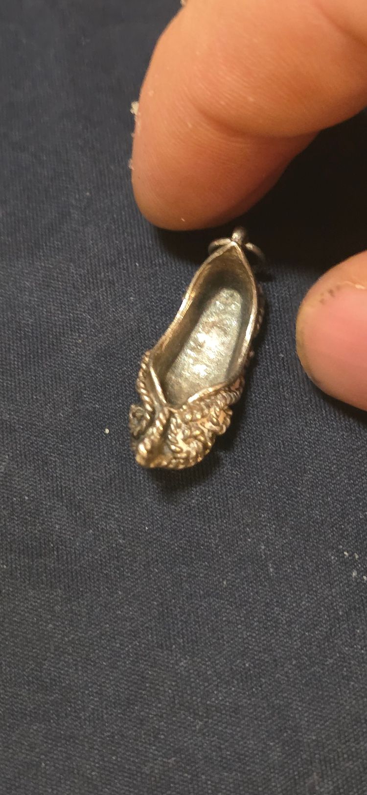 925 Sterling Silver Shoe Charm Pendant