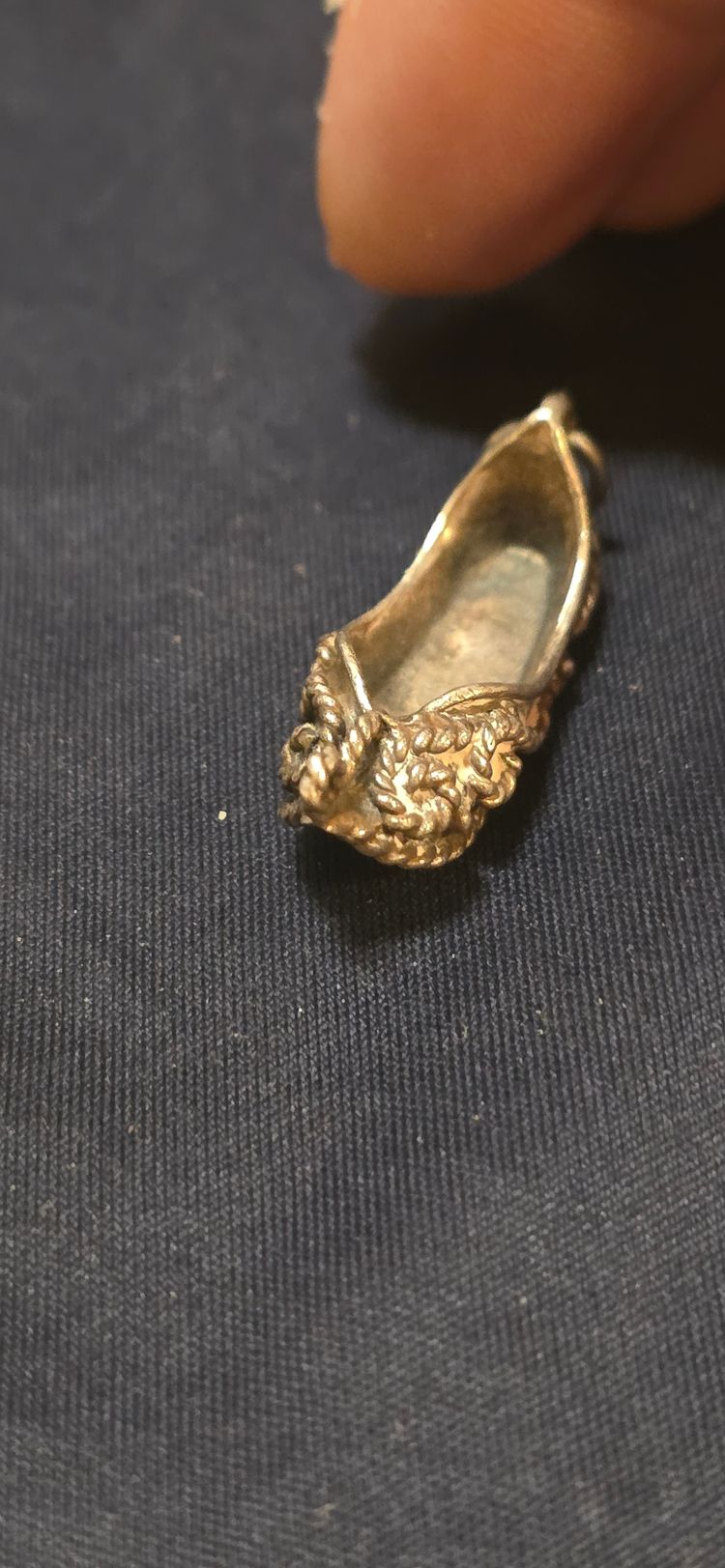 925 Sterling Silver Shoe Charm Pendant image 3