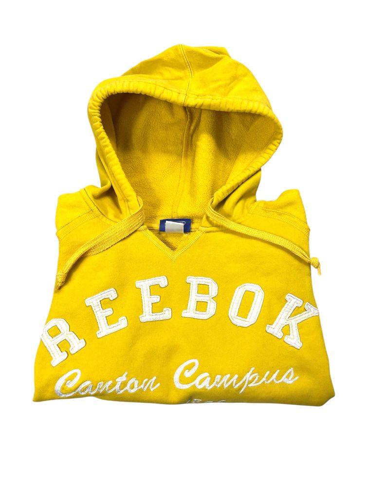 Reebok Reebok Yellow Hoodie mikro przebarwienie product image