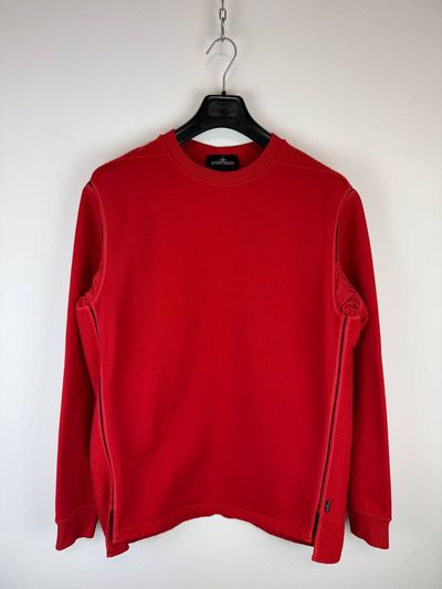 Red Stone Island Shadow Project sweatshirt