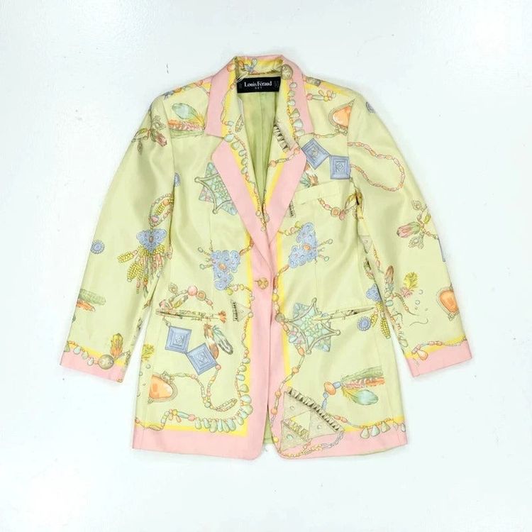 Louis Feraud Blazer / silk print blazer