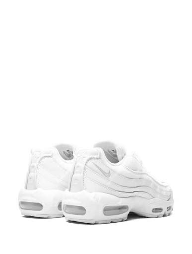 Nike Air Max 95 trainers, specifically in a "Triple White" UK8.5 used 
