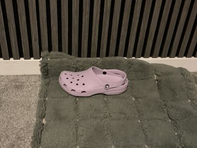 light purple clog shoes