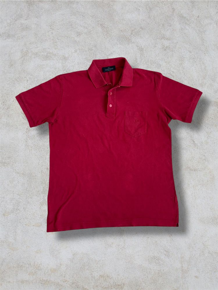 Valentino Jeans red polo shirt
