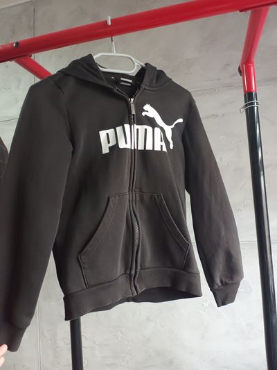 Puma Black Zip-Up Hoodie
