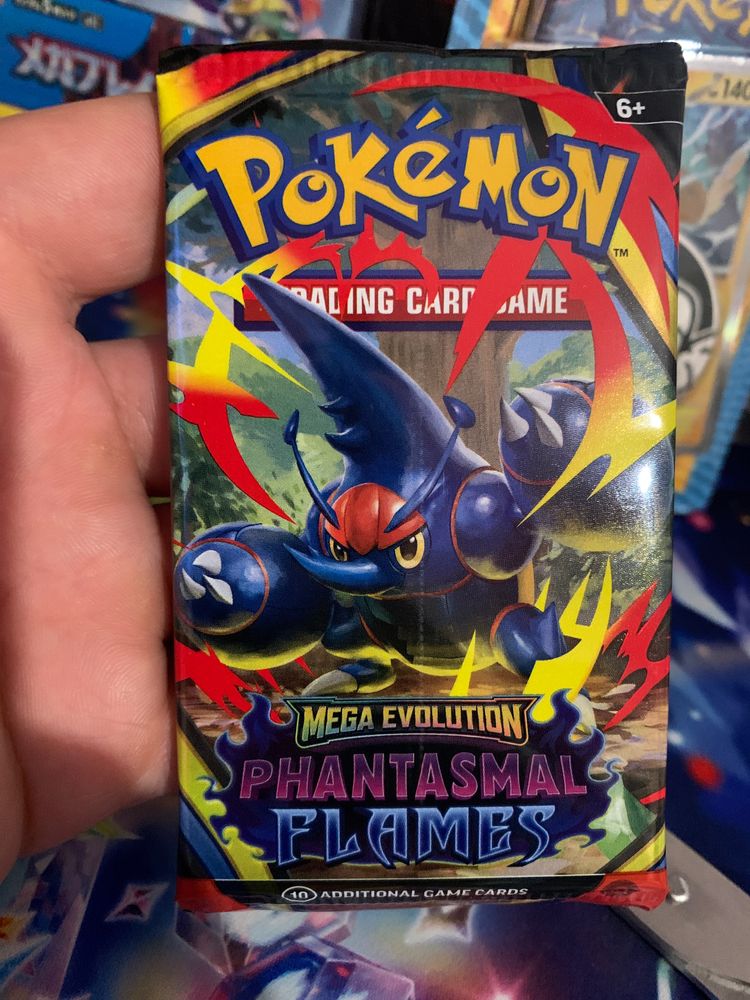 Pokémon Trading Card Game Mega Evolution Phantasmal Flames Booster Pack