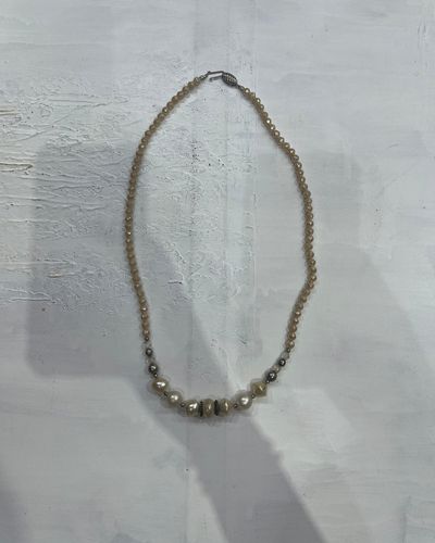 gossip girl drop | one size cream pearl necklace 6