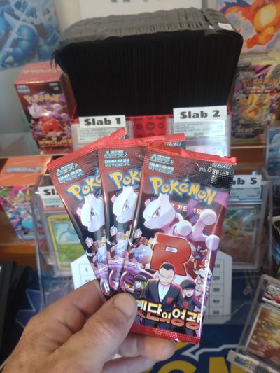3 packs team rocket