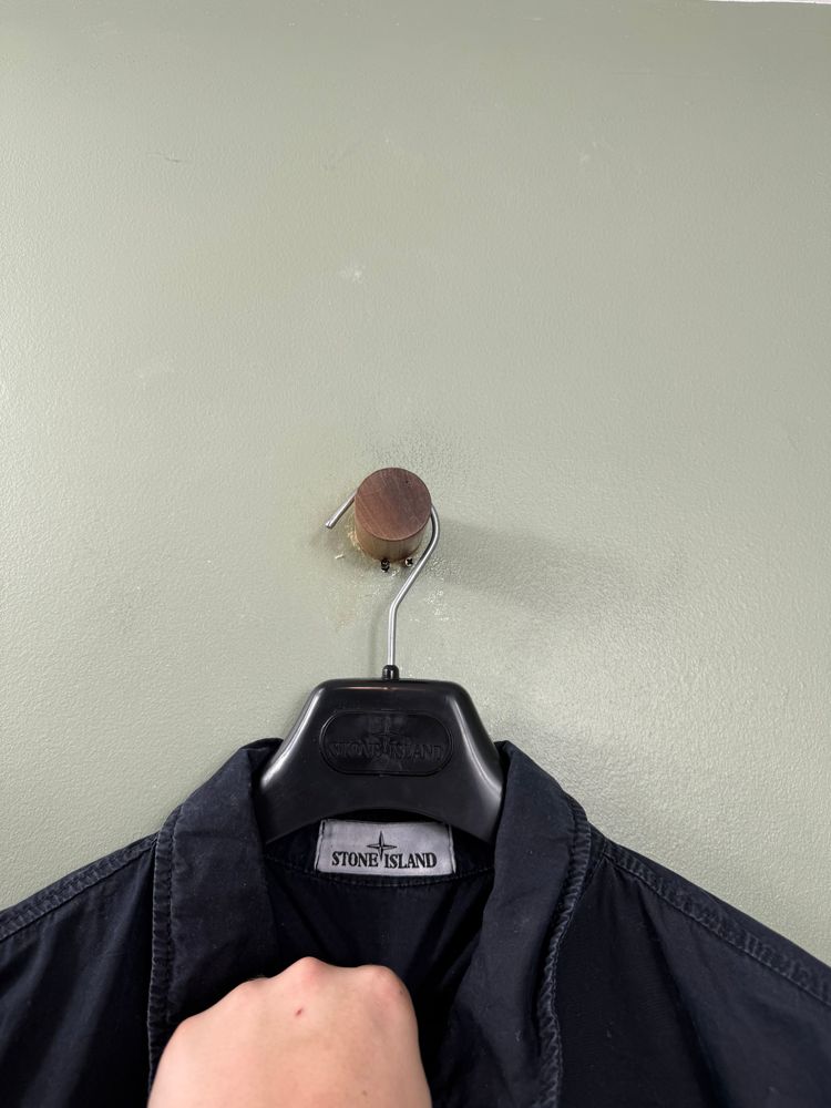 Stone Island Navy Overshirt 4
