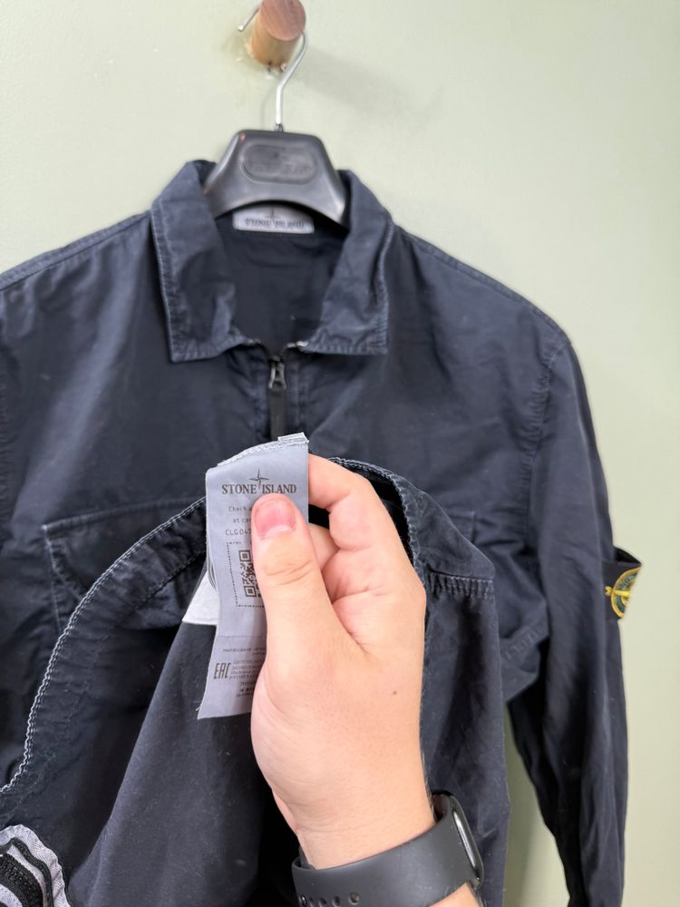 Stone Island Navy Overshirt 2