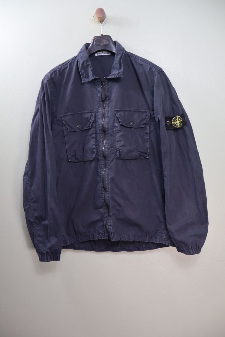 Stone Island Navy Overshirt 3