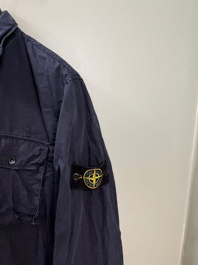 Stone Island Navy Overshirt 5