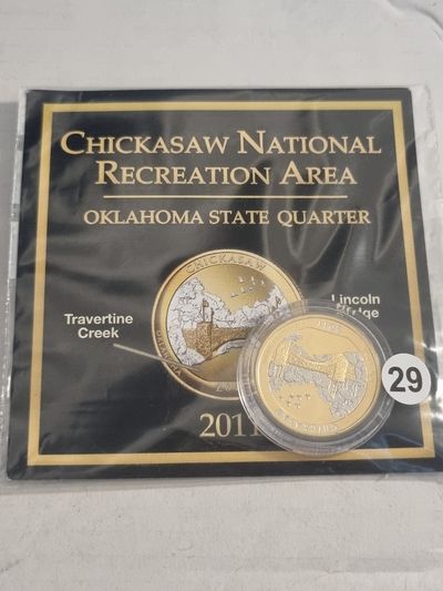 Chickasaw National Recreation Area Oklahoma State Quarter