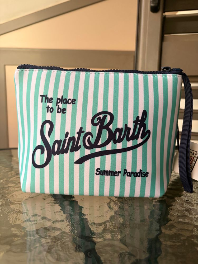Mc2 Saint Barth Striped Pouch Bag imagen 1