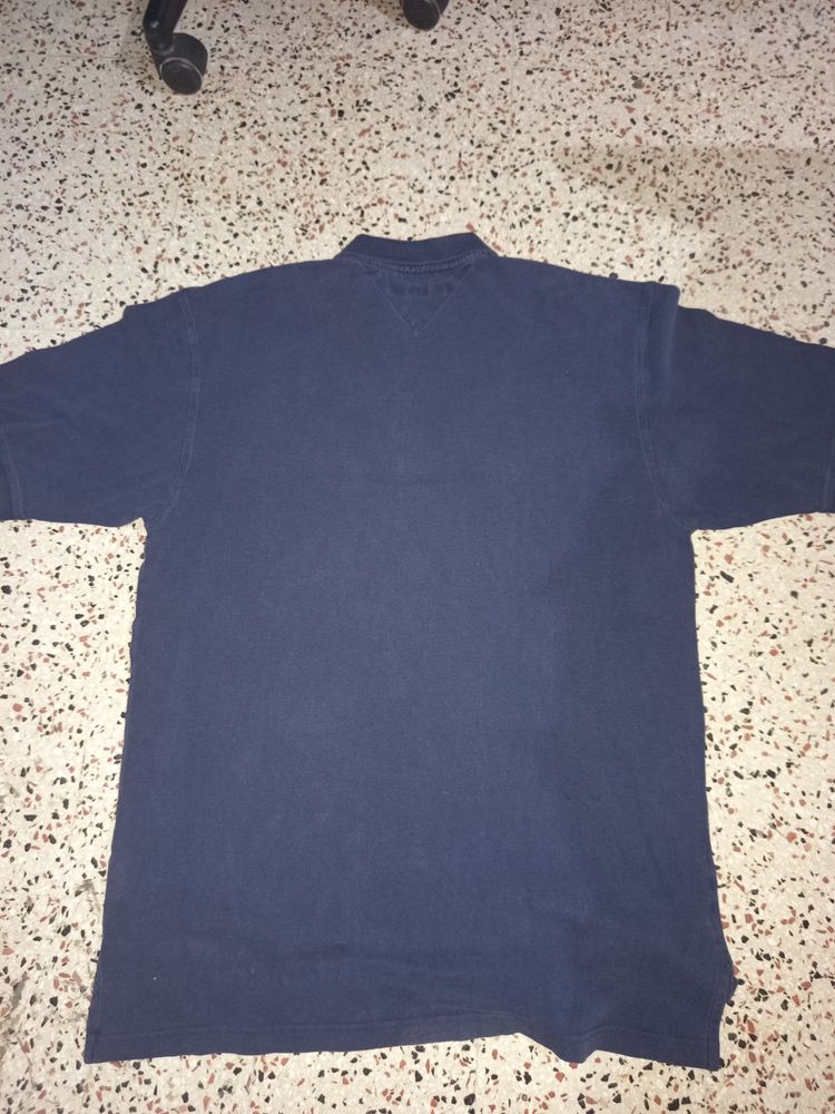 Tommy Hilfiger Navy Blue Polo Shirt obraz 2