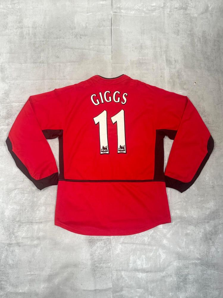 VINTAGE MANCHESTER UNITED 2002-04 NIKE HOME FOOTBALL SHIRT GIGGS #11 SMALL imagen 7