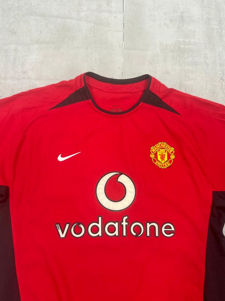 VINTAGE MANCHESTER UNITED 2002-04 NIKE HOME FOOTBALL SHIRT GIGGS #11 SMALL imagen 3