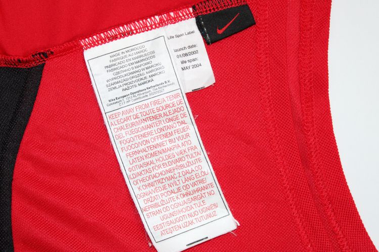 VINTAGE MANCHESTER UNITED 2002-04 NIKE HOME FOOTBALL SHIRT GIGGS #11 SMALL imagen 6