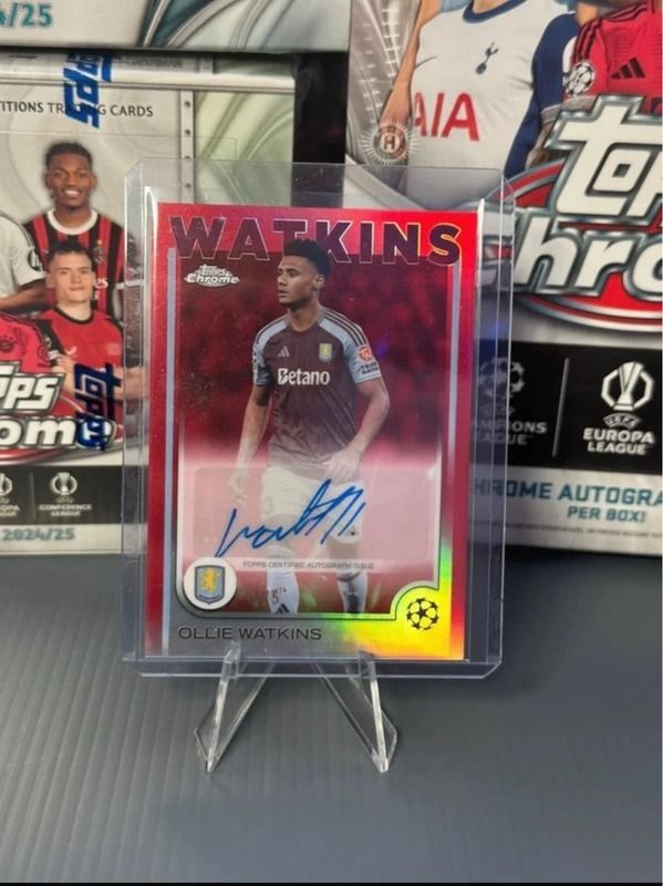 Watkins Auto /5 Topps Chrome 2024/25