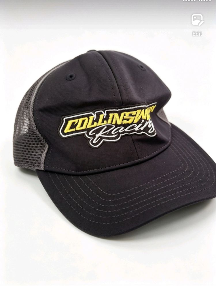 Other Collinsworth Racing Black And Gray Mesh Trucker Cap product image