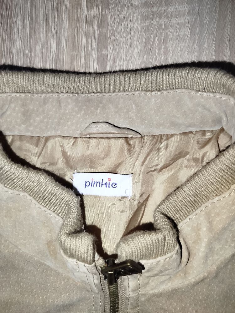 Beige Suede Bomber Jacket 3