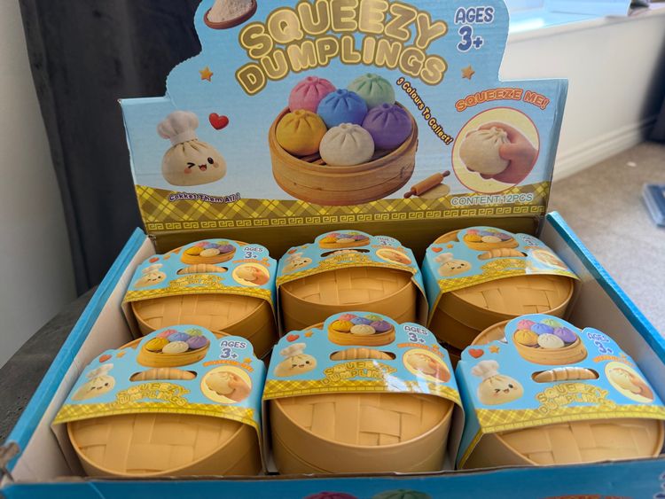 Squeezy Dumplings Toy glitter edition randomly selected  2