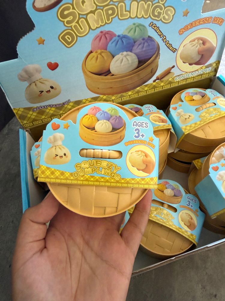 Squeezy Dumplings Toy glitter edition randomly selected  3