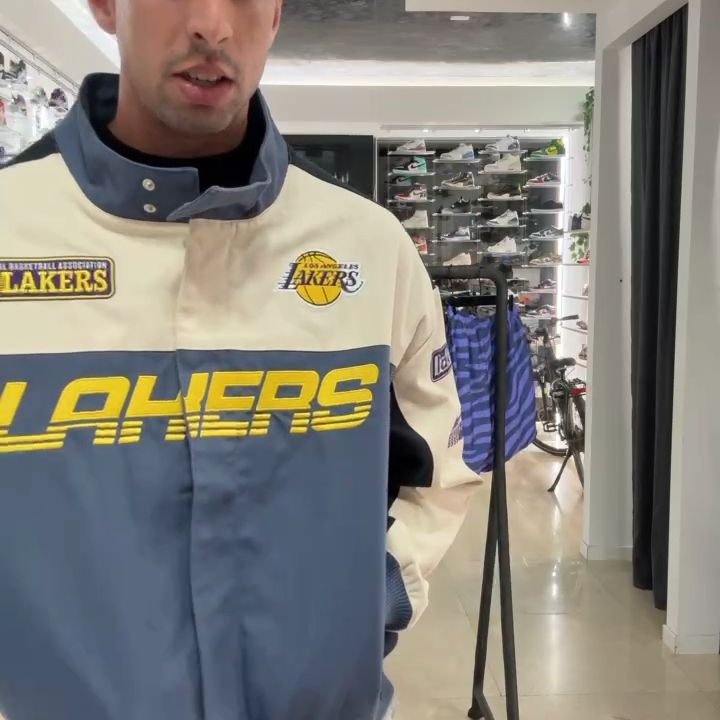 New Era New Era LA Lakers NBA Dark Blue Motorsports Jacket S-M-L-XL product image