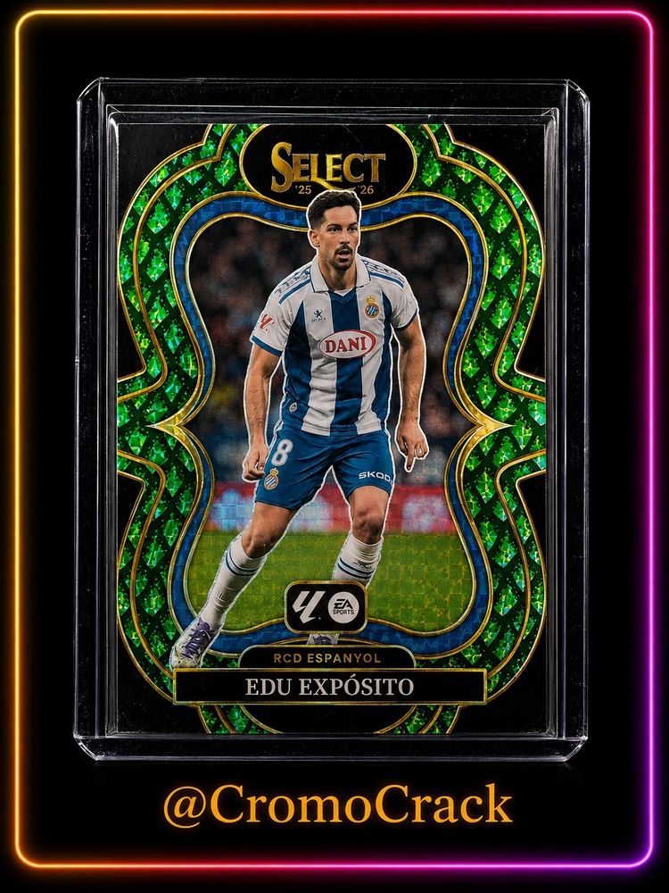 Edu Expósito Dragon Scale /28 – Panini Select LaLiga 2025/26 