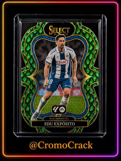 Edu Expósito Dragon Scale /28 – Panini Select LaLiga 2025/26