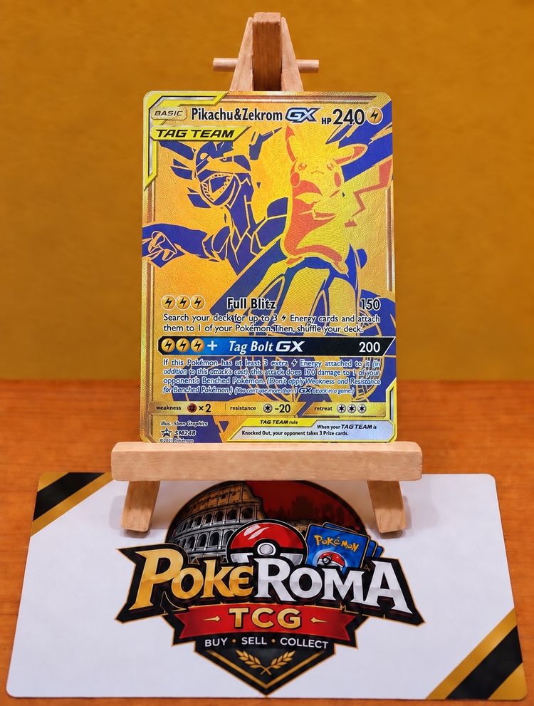 ⚡ Pikachu & Zekrom GX – Tag Team Gold – SM248 🇬🇧 image 1