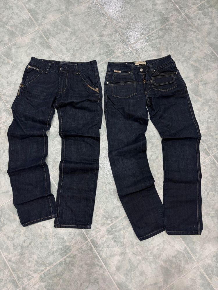 Dolce & Gabbana Dark Blue Denim Jeans image 1