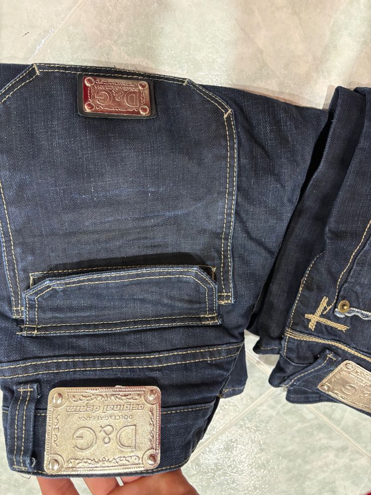 Dolce & Gabbana Dark Blue Denim Jeans image 5