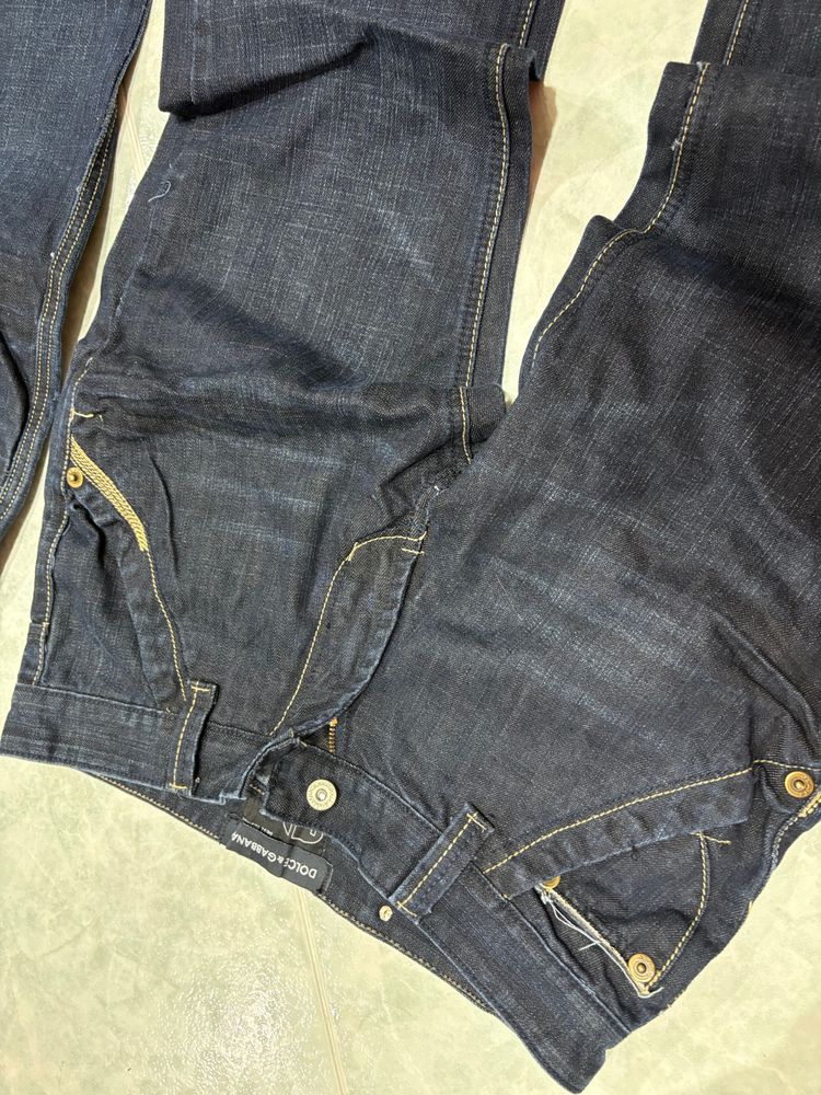 Dolce & Gabbana Dark Blue Denim Jeans image 4