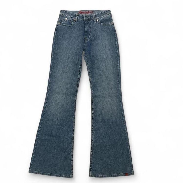 Y2K RedStar  Blue Denim Jeans size S obraz 4