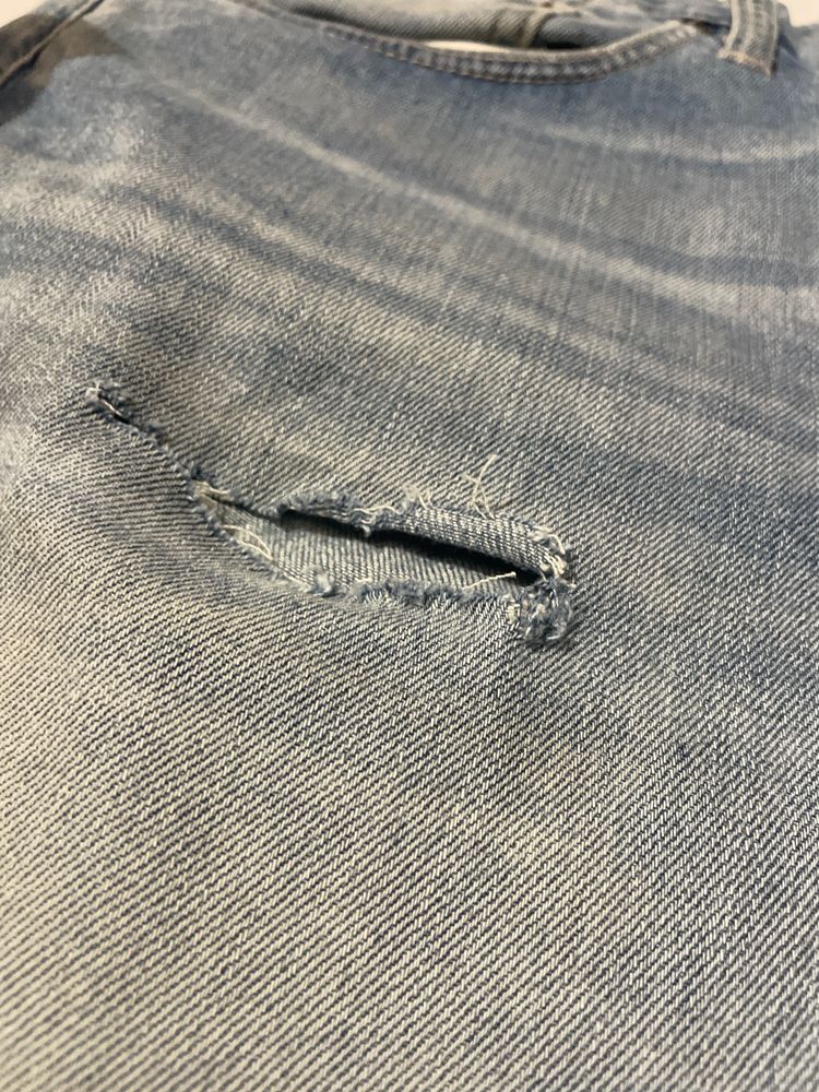 Distressed Denim Shorts image 2