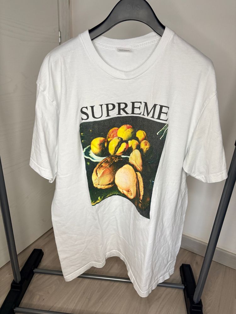 Supreme White Graphic T-Shirt