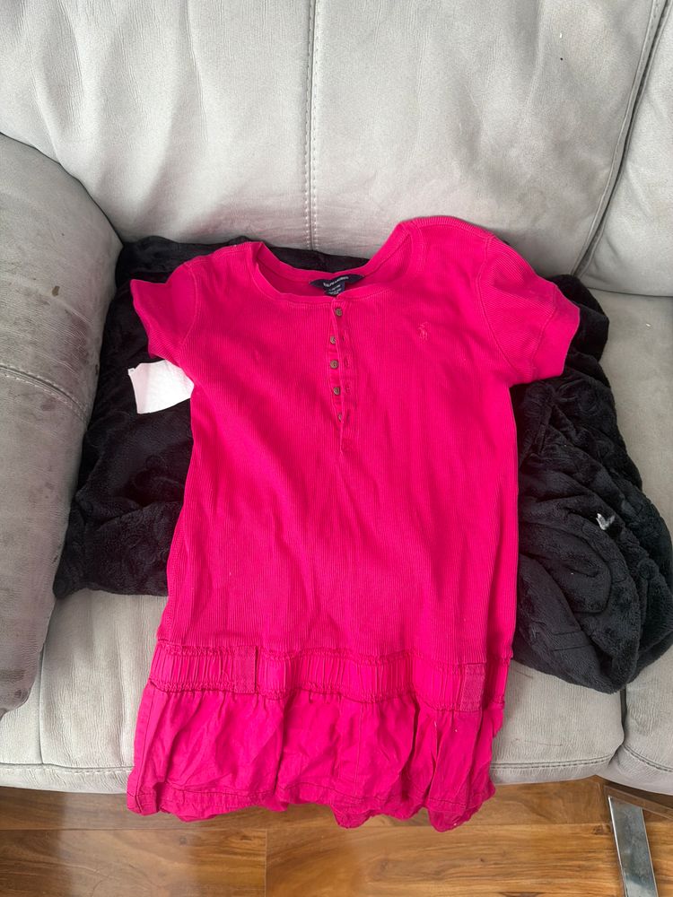 Ralph Lauren Pink Short Sleeve Dress product image