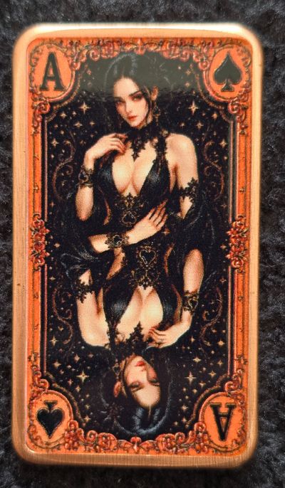 1oz copper Ace of Spades