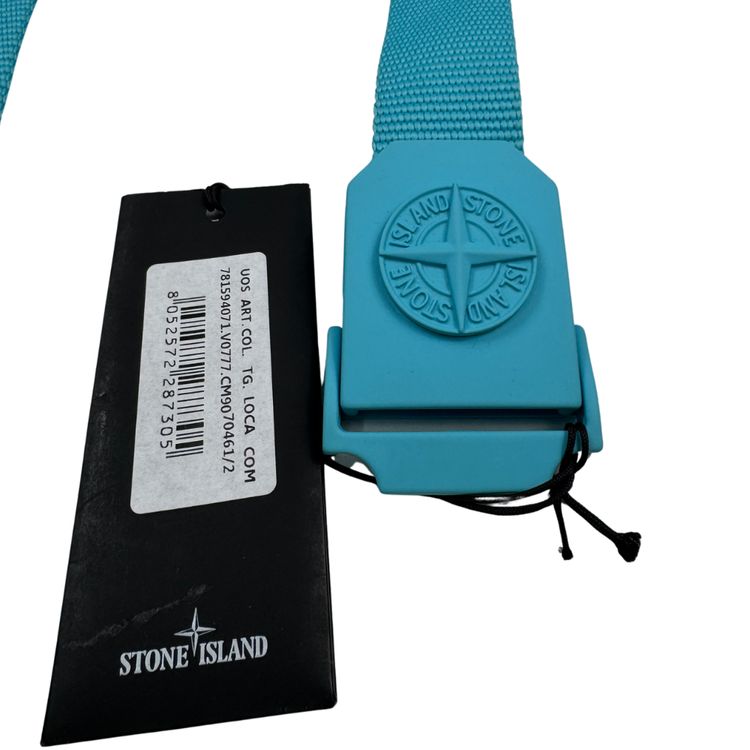 Cinturón Stone Island Celeste - talla 90 cm image 4