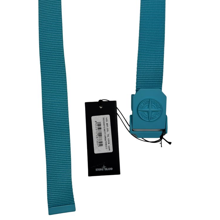 Cinturón Stone Island Celeste - talla 90 cm image 3