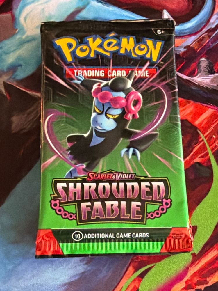 Pokemon Trading Card Game Scarlet & Violet Shrouded Fable Booster Pack imagen 1