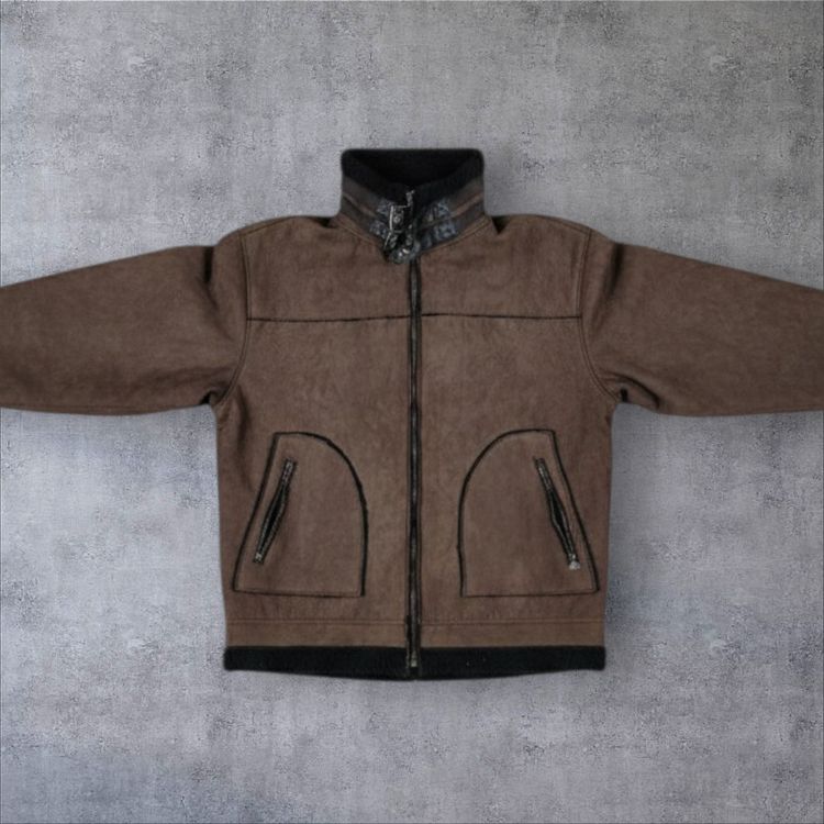 Brown Zip-Up Jacket
