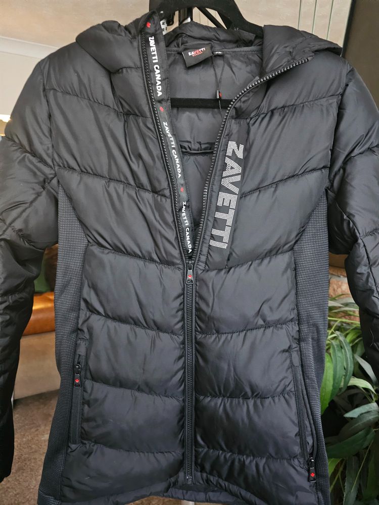 Zavetti Canada Black Padded Jacket 2