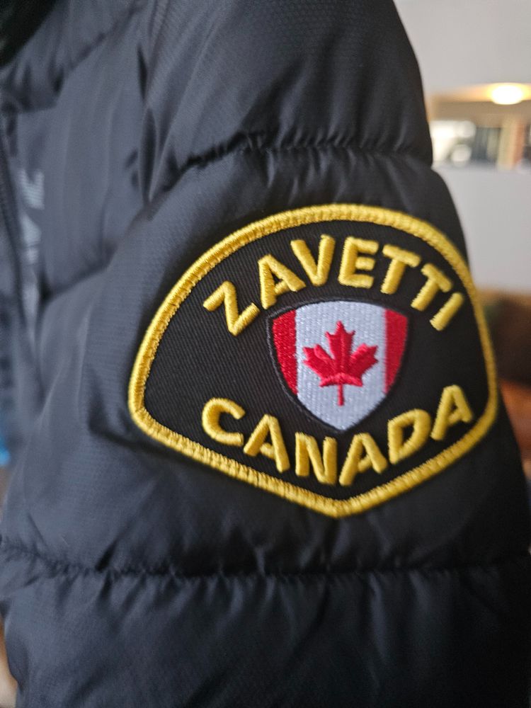 Zavetti Canada Black Padded Jacket