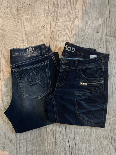 BULK 2X JEANS ROCK REPUBLIC AND M.O.D