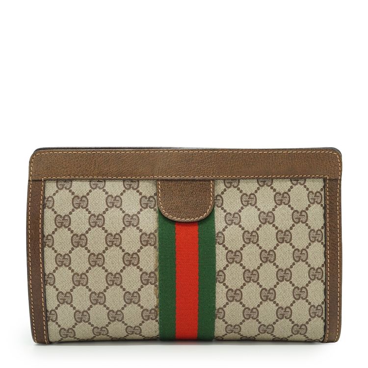 Gucci Vintage Cloth Clutch Bag Ophidia image 3